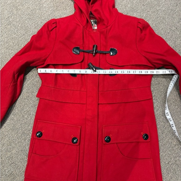 Guess Pea Coat, Large, Red - Picture 9 of 9
